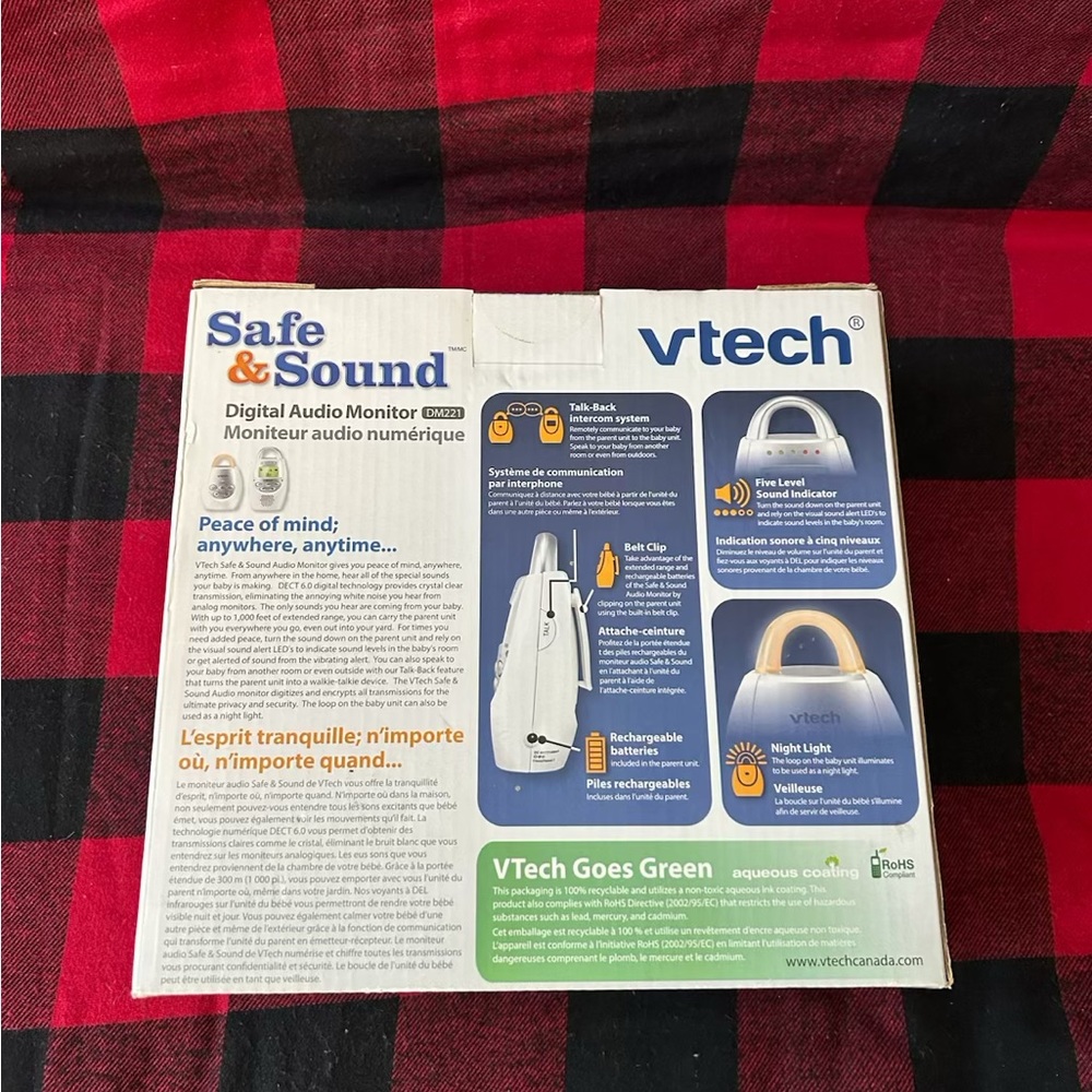 VTech Safe & Sound Digital Audio Monitor - Picture 2 of 2